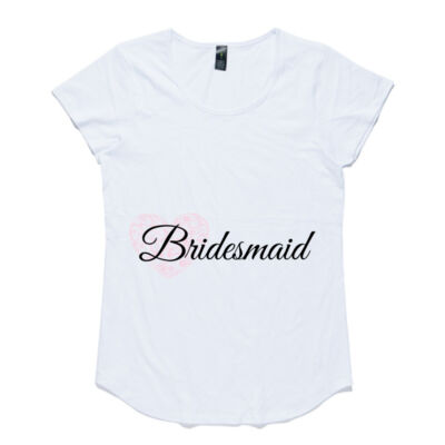 Bridesmaid - Wedding Day Tee - Custom Name Thumbnail